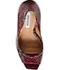 Steve Madden Stelan Snake Print Peep Toe Platform Stiletto Pumps - Image 5