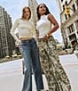 Steve Madden Stevie Jeans Slouchy Tree Camo Straight Leg Jeans - Image 4