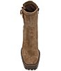 Steve Madden Summit Suede Buckle Hardware Platform Block Heel Booties - Image 5