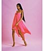 Steve Madden Suzanne Halter Shift Hi Low Maxi Dress - Image 4