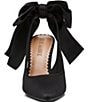 Steve Madden Teacup Satin Bow Detail Slingback Stiletto Pumps - Image 4