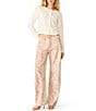 Steve Madden The Bleecker Bambi Spot Printed Low Rise Slim Barrel Leg Denim Jeans - Image 4