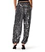 Steve Madden Tiffanee Sequin Elastic Waist Balloon Leg Pull-On Pants - Image 2