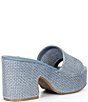 Steve Madden Trippy Crochet Platform Block Heel Slide Sandals - Image 2