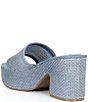 Steve Madden Trippy Crochet Platform Block Heel Slide Sandals - Image 3