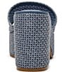 Steve Madden Trippy Crochet Platform Block Heel Slide Sandals - Image 3