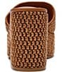 Steve Madden Trippy Raffia Platform Block Heel Slide Sandals - Image 3