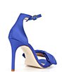 Color:Blue - Image 2 - Trusty Satin Bow Dress Sandals