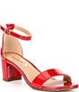 Color:Red Paent - Image 1 - Tween Girls' J-Carrson Patent Block Heel Dress Sandals (Youth)