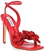 Color:Red - Image 1 - Ulyana Flower Dress Sandals