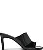 Steve Madden Valentin Glazed Leather Toe Loop Dress Slide Sandals - Image 2