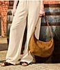 Steve Madden Venetia Pin Stripe Straight Leg Coordinating Pants, Color:Oatmeal - Image 6