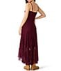 Steve Madden Vita Scoop Neck Sleeveless Mesh Midi Dress - Image 2