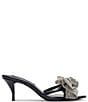 Color:Black/Silver - Image 2 - x Jessica Rich Aurora Rhinestone Bow Dress Sandals