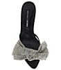 Color:Black/Silver - Image 5 - x Jessica Rich Aurora Rhinestone Bow Dress Sandals