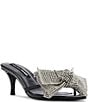 Color:Black/Silver - Image 1 - x Jessica Rich Aurora Rhinestone Bow Dress Sandals