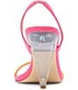 Color:Pink/Multi - Image 3 - x Jessica Rich Ellie Clear Heel Slingback Dress Sandals