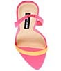 Color:Pink/Multi - Image 5 - x Jessica Rich Ellie Clear Heel Slingback Dress Sandals