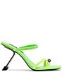 Color:Neon Lime/Multi - Image 2 - x Jessica Rich Harriet Toe Loop Kickstand Heel Sandals