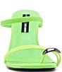 Color:Neon Lime/Multi - Image 4 - x Jessica Rich Harriet Toe Loop Kickstand Heel Sandals