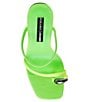 Color:Neon Lime/Multi - Image 5 - x Jessica Rich Harriet Toe Loop Kickstand Heel Sandals