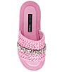 Color:Pink - Image 5 - x Jessica Rich Starlight Raffia Rhinestone Banded Sandals