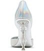 Color:Iridescent - Image 3 - x Jessica Rich Talia Iridescent Leather Architectural Statement Heel Dress Pumps
