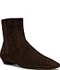 Steve Madden Zami Suede Square Toe Ankle Booties - Image 1