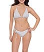 Stevie by Steve Madden Boat Stripe Multiway Convertible Triangle Swim Top - Image 3
