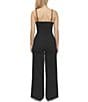 Steve Madden Stevie By Steve Madden Button Front Vest Jumpsuit, Color:Black Beauty - Image 2