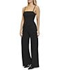 Steve Madden Stevie By Steve Madden Button Front Vest Jumpsuit, Color:Black Beauty - Image 3