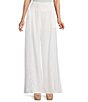 Stevie by Steve Madden Chambray Smocked Wide Leg Pants - Image 1