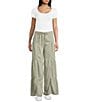 Stevie By Steve Madden Chambray Wide Leg Pants - Image 3