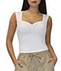 Stevie By Steve Madden Cinch Front Crop Top - Image 1
