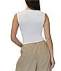Stevie By Steve Madden Cinch Front Crop Top - Image 2
