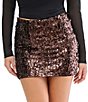 Stevie by Steve Madden Coordinating Sequin & Paillette Mini Skort - Image 3