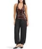 Stevie by Steve Madden Coordinating Sequin and Paillette Asymmetric Halter Top - Image 3