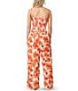 Steve Madden Stevie by Steve Madden Floral Print High Rise Flowy Pull-On Pant, Color:Cloud Dancer - Image 2