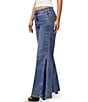 Steve Madden Stevie Jeans High Rise Side Zippered Wide Leg Jeans, Color:Dark Wash - Image 3