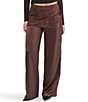 Stevie by Steve Madden Lace Wrap Satin Wide Leg Pants - Image 1