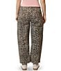 Steve Madden Stevie By Steve Madden Leopard Print Barrel Jeans, Color:Coffee Liqueur - Image 2