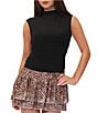 Stevie By Steve Madden Mock Neck Sleeveless Top - Image 1