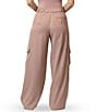 Steve Madden Stevie By Steve Madden Pinstripe Pattern High Rise Loose Fit Pant, Color:Brushed Pink - Image 2