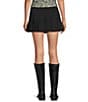 Steve Madden Stevie by Steve Madden Pleated Mini Tennis Skirt, Color:Black - Image 2