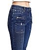 Steve Madden Stevie Jeans Pocketed High Rise Bootcut Jeans, Color:Dark Wash - Image 4