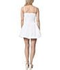 Steve Madden Stevie by Steve Madden Removable Strap Bubble Hem Mini Dress, Color:Bright White - Image 2
