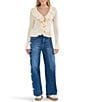 Stevie By Steve Madden Ruffle Tie Front Cardigan - Image 6