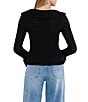 Stevie By Steve Madden Ruffle Tie Front Cardigan - Image 2
