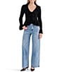 Stevie By Steve Madden Ruffle Tie Front Cardigan - Image 3