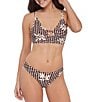 Stevie by Steve Madden Spring Bloom Midkini Swim Top & Spring Bloom Hipster Swim Bottom - Image 1